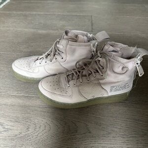 Nike Air High-Top Sneakers in Light Pink